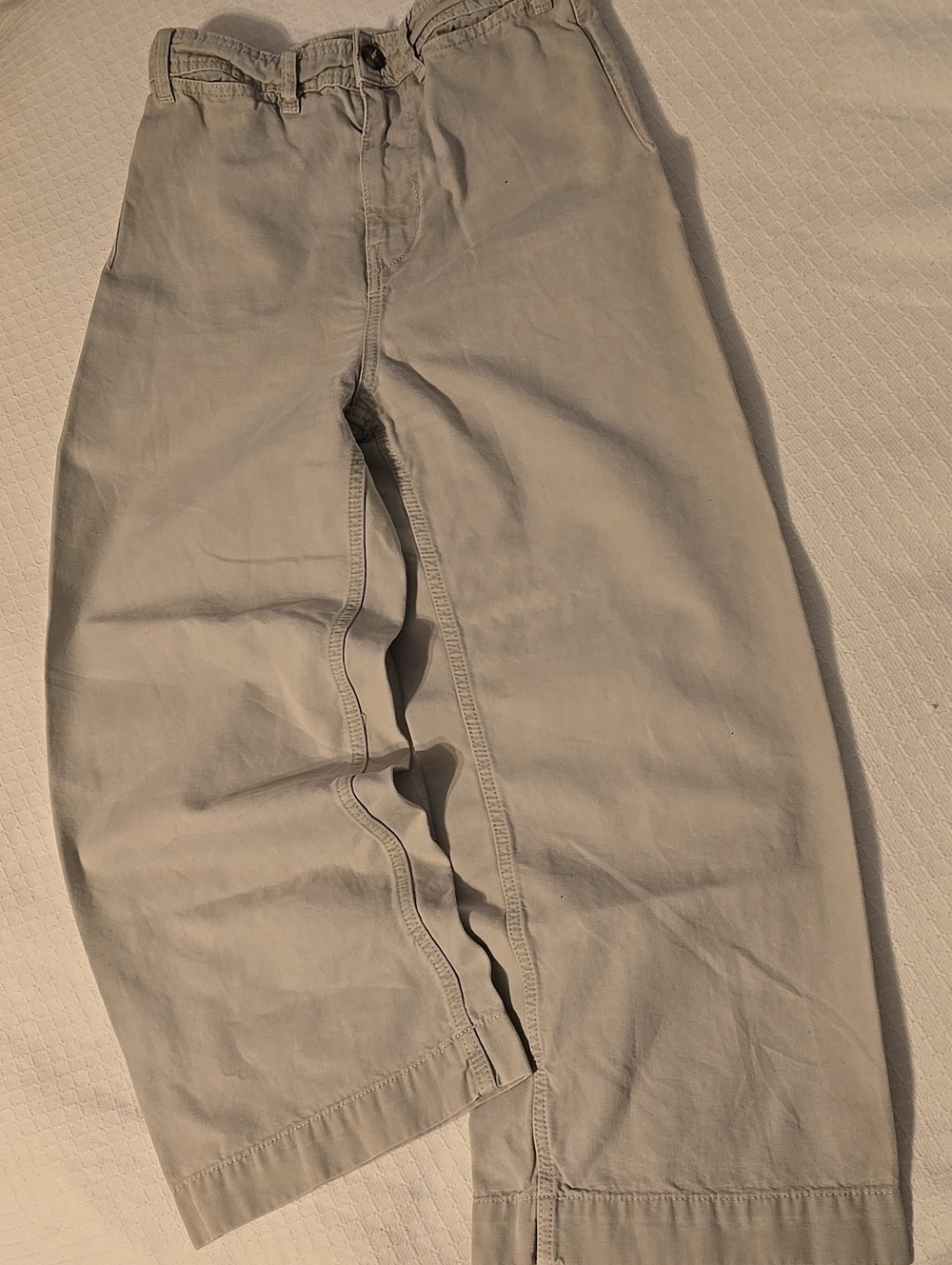 Free People We The Free Light Gray 100% Cotton Jeans Size 26